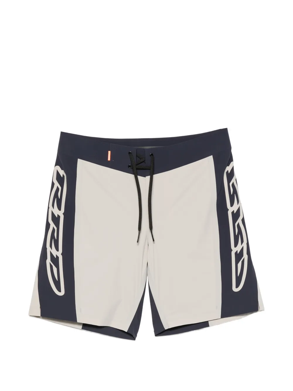 Roberto Ricci Designs logo-print panelled surf shorts - Grigio
