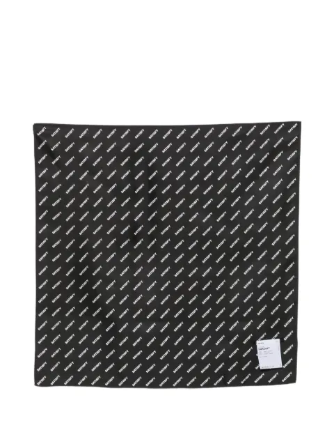 Satisfy logo-print scarf