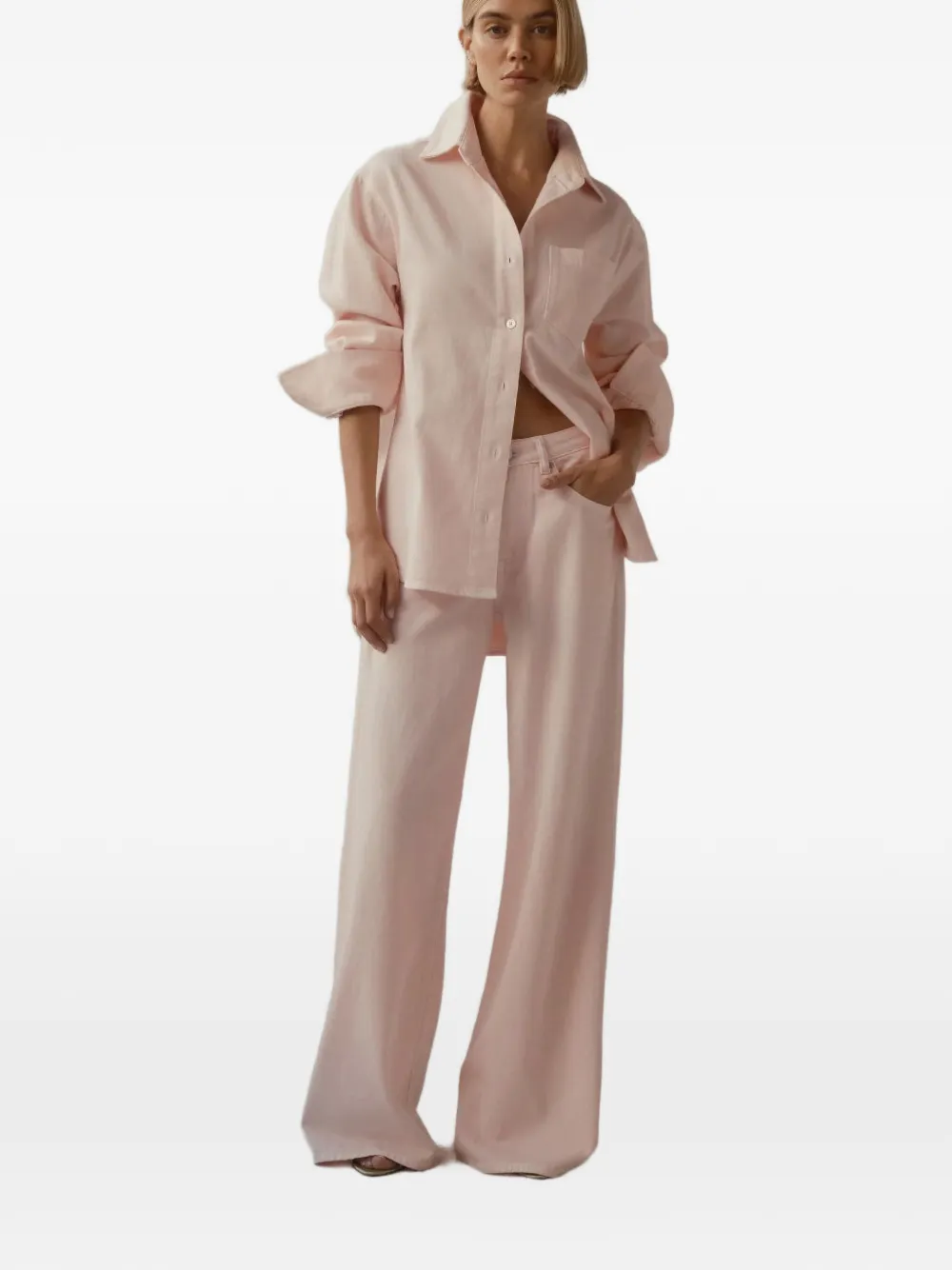 DL1961 Alex Baggy wide-leg jeans - Rosa