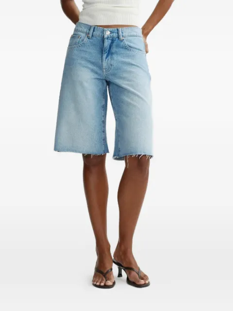 DL1961 shorts de mezclilla sin rematar