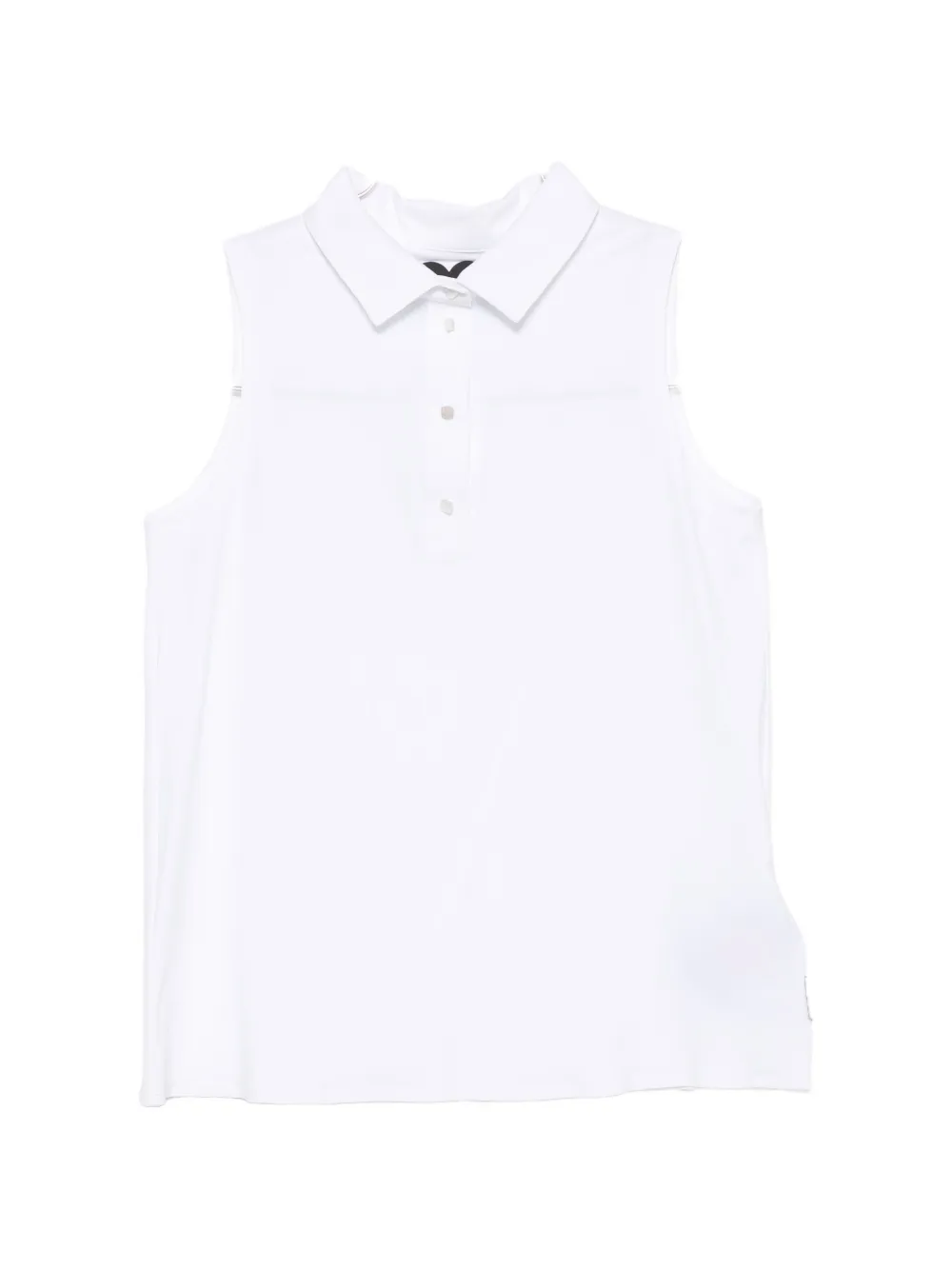 Roberto Ricci Designs sleeveless polo top - White