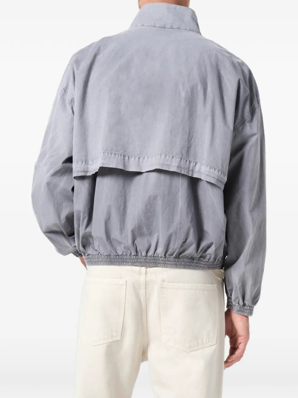 AGOLDE Marshall Zip-up Windbreaker in Grey, view 4