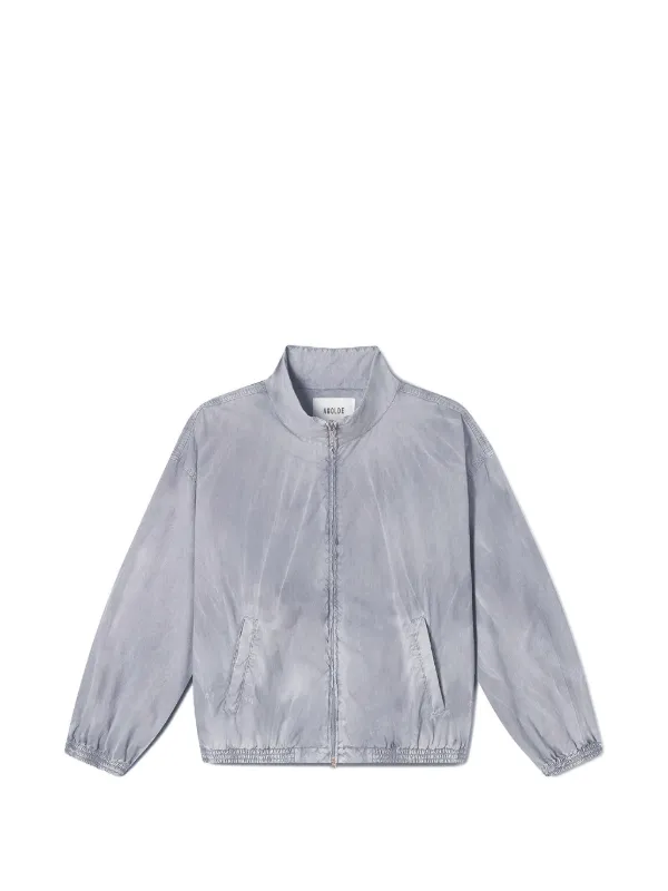 Agolde Marshall Zip-up Windbreaker in Grey