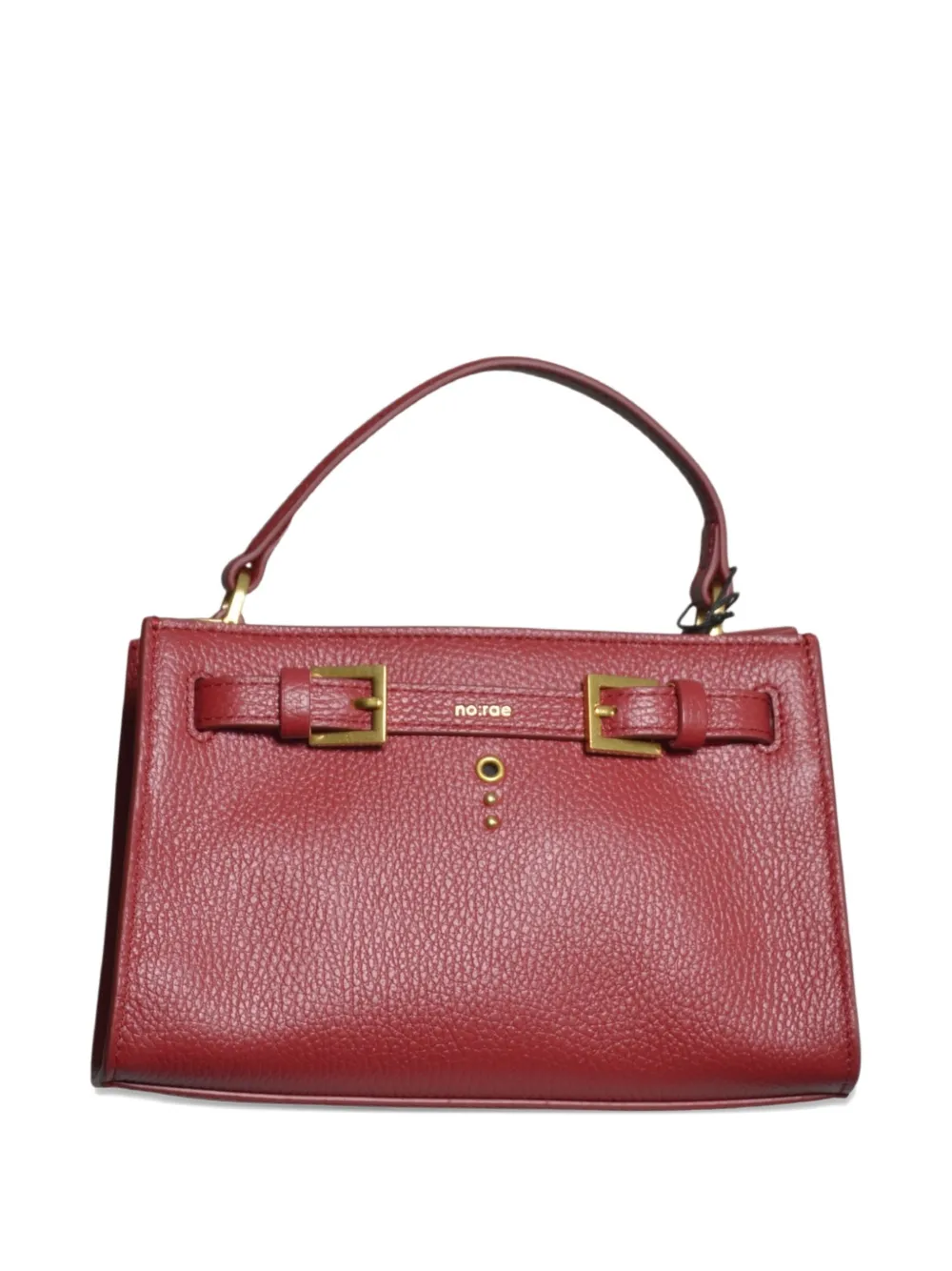 no:rae small Valegro leather tote bag - Rosso