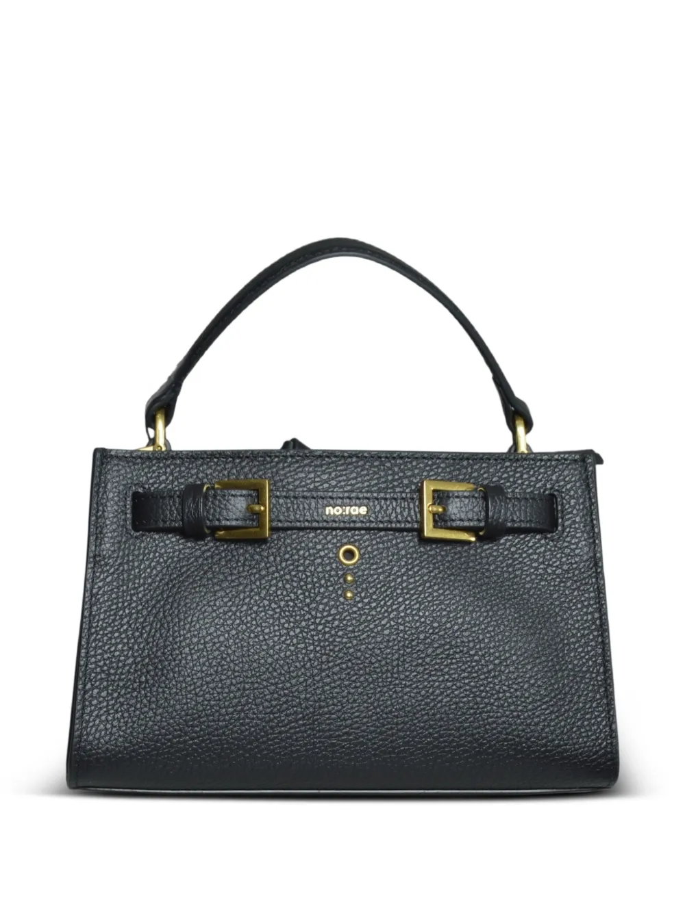 no:rae small Valegro leather tote bag - Nero