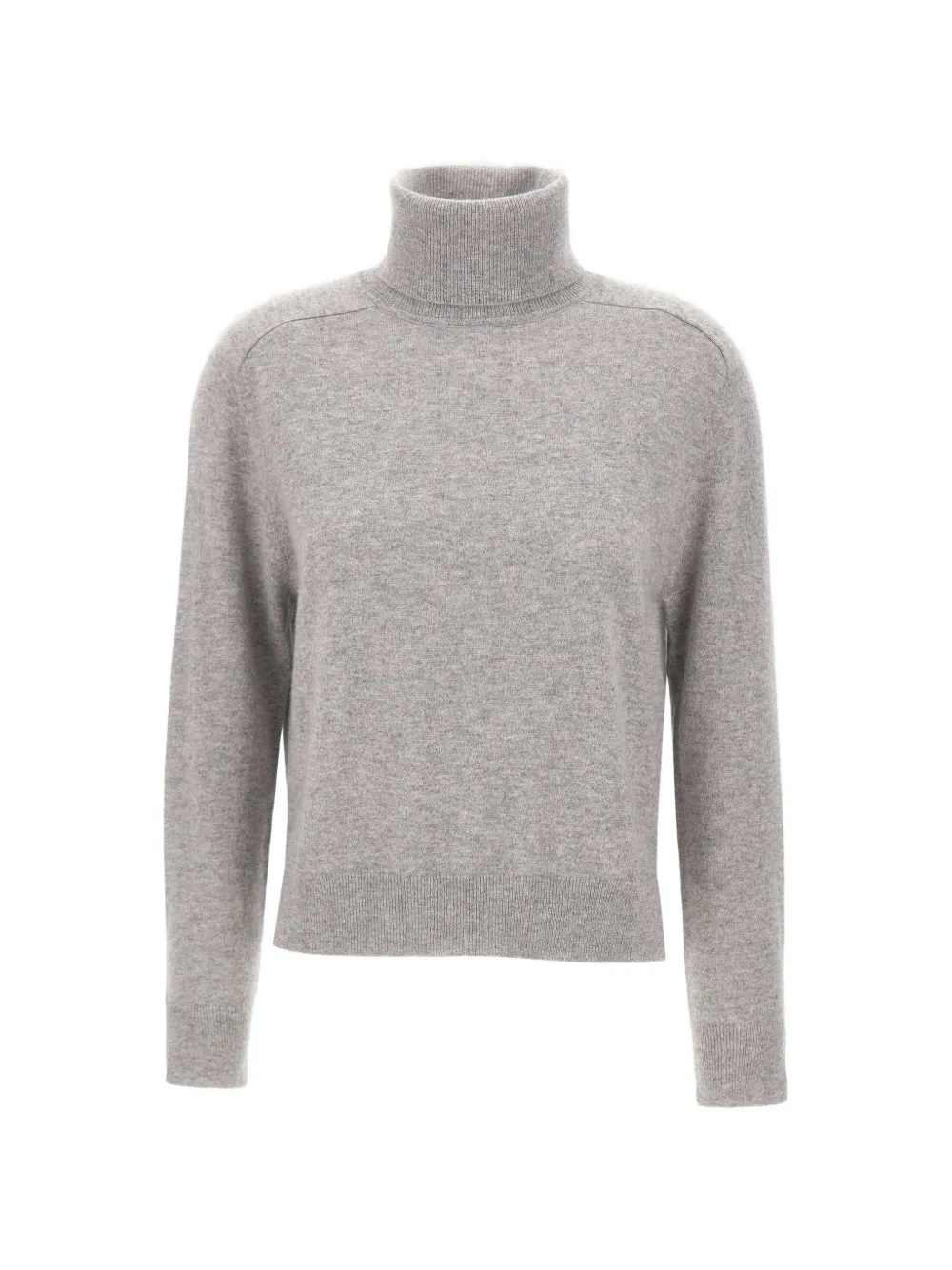 SWEET CASHMERE ribbed-turtleneck cashmere sweater - Grigio