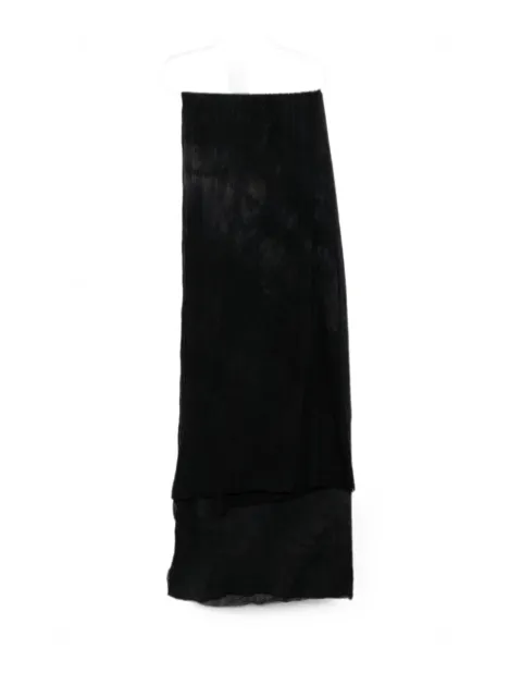 BIEK VERSTAPPEN crinkled wool scarf