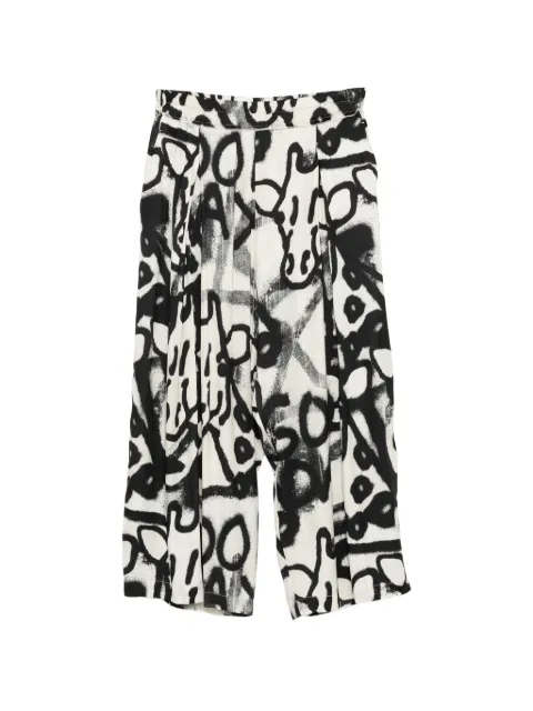 Rundholz pantalones con estampado de grafiti