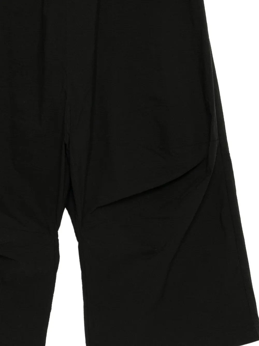 Rundholz Plooibroek met details Zwart