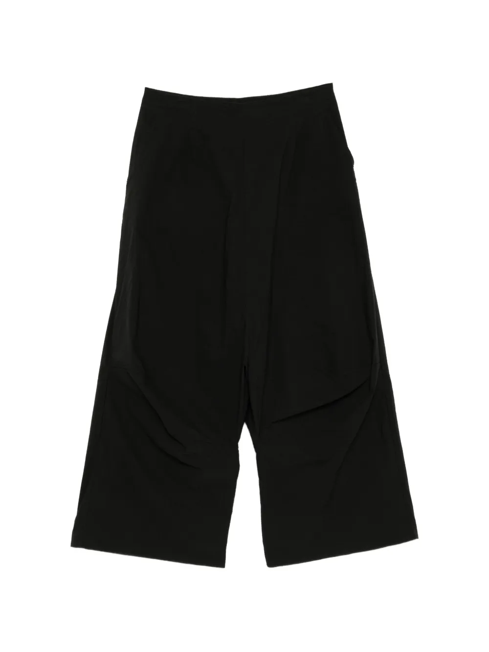 Rundholz Darted Pleated Trousers In Black