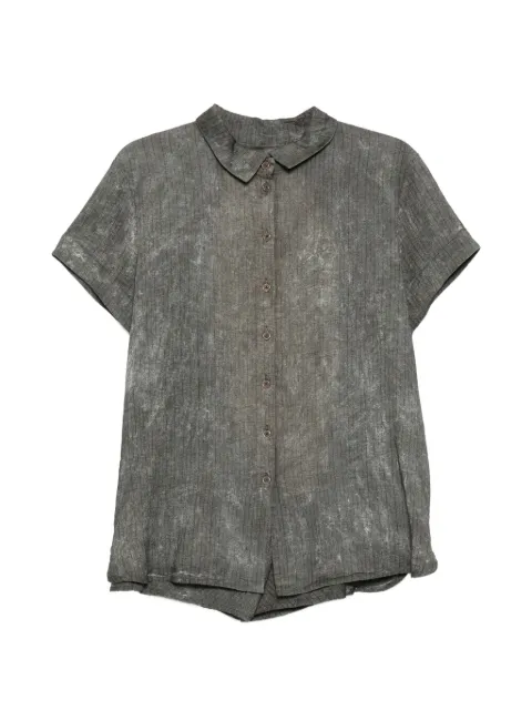 Rundholz pinstripe short-sleeve shirt