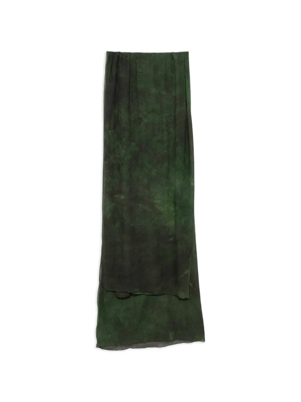 BIEK VERSTAPPEN dip-dye scarf - Grün