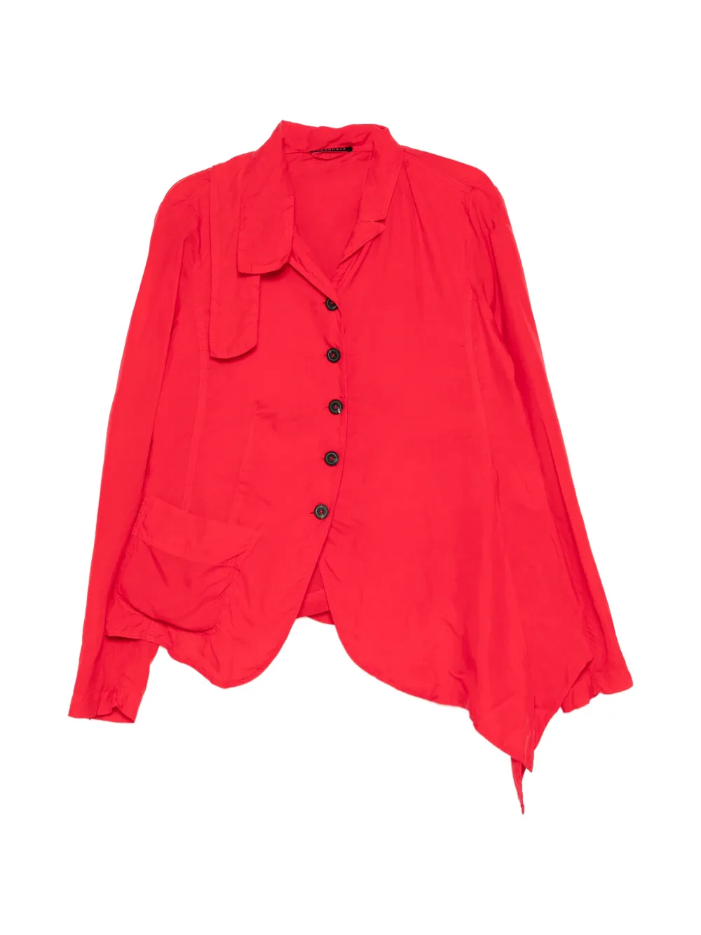 Rundholz Asymmetric-hem Jacket In Red
