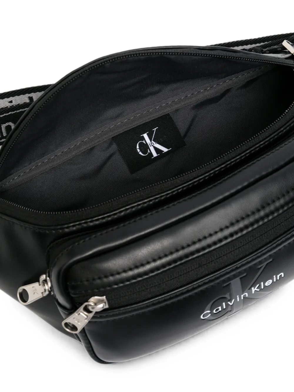 Calvin Klein Heuptas met rits Zwart