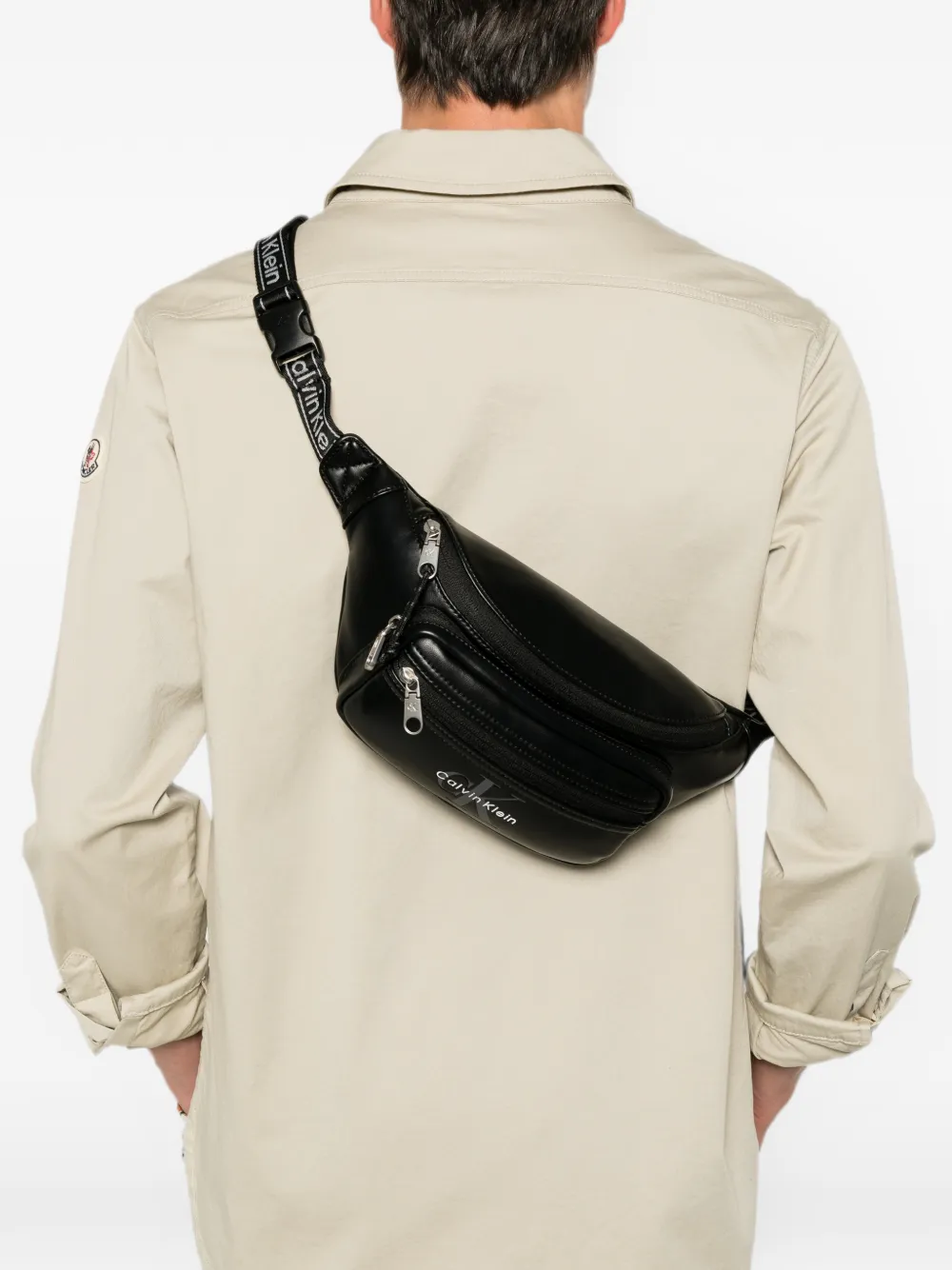 Calvin Klein Heuptas met rits Zwart