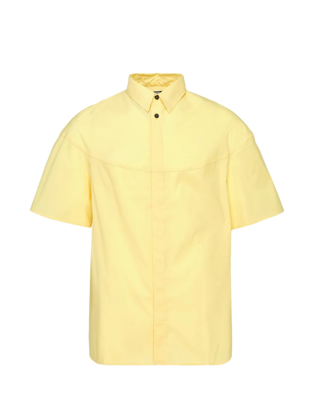 Jacquemus La Chemise Atelier Manches Courtes short-sleeve cotton shirt - Yellow