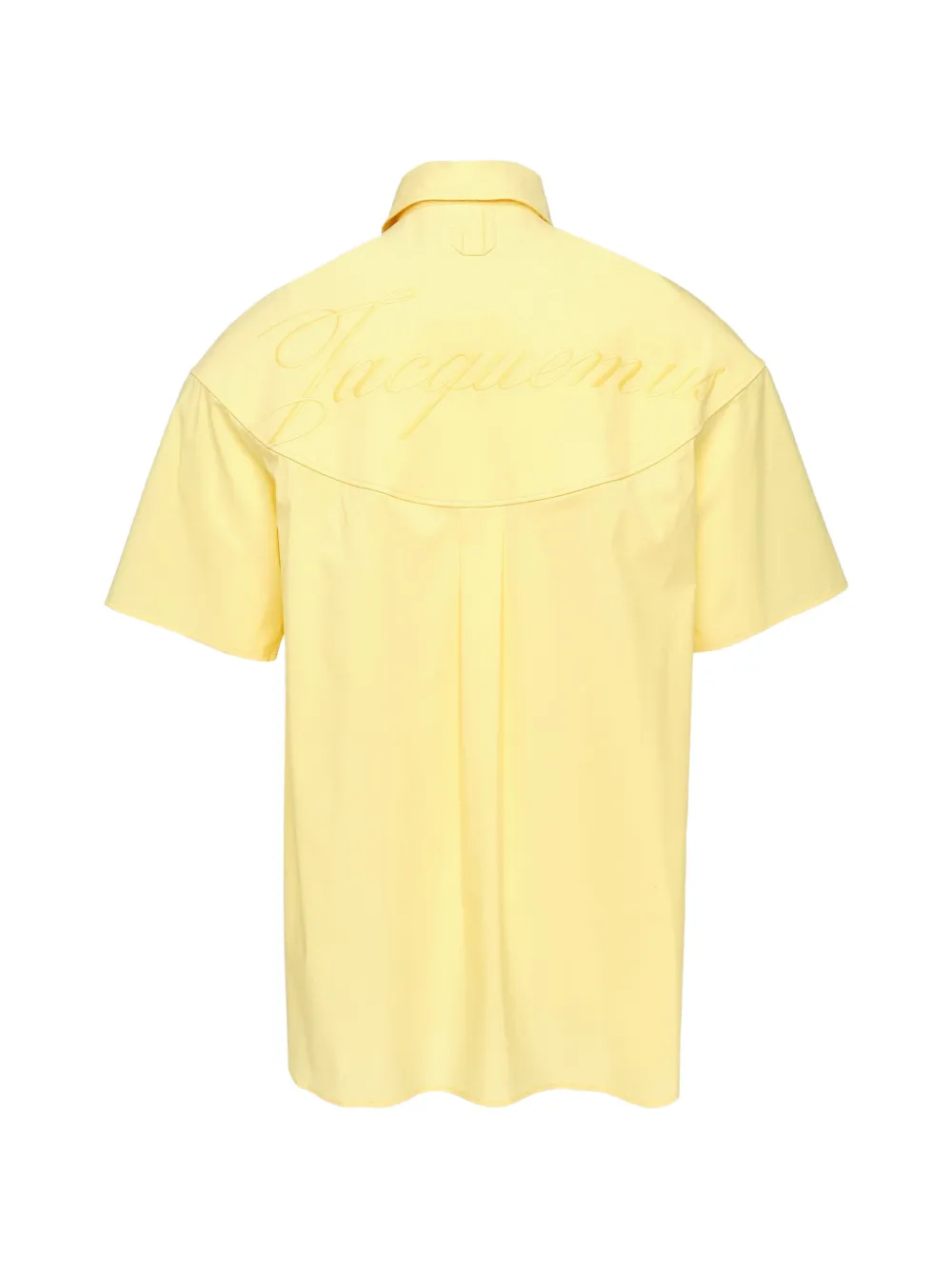  Jacquemus Camisa La Chemise Atelier Manches Courtes - Amarillo 