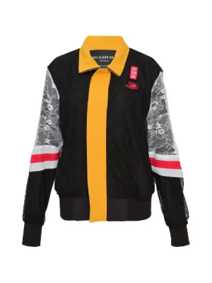 PROTOCOL INDEX zip-fastening print-detail Reversible Bomber Jacket