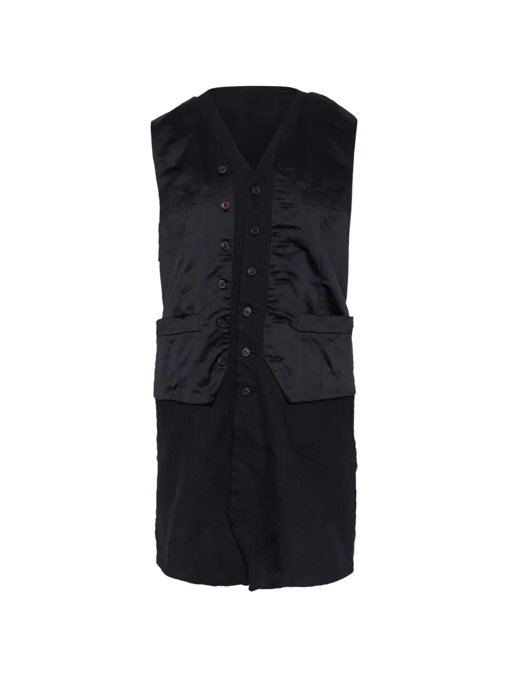 Comme Des Garçons Comme Des Garçons Heavy Kersey vest - Nero