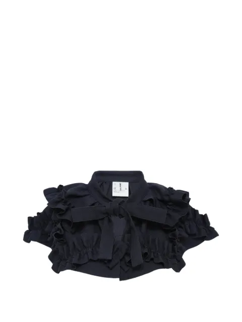 Comme Des Garçons Girl Teiban ruffled cape