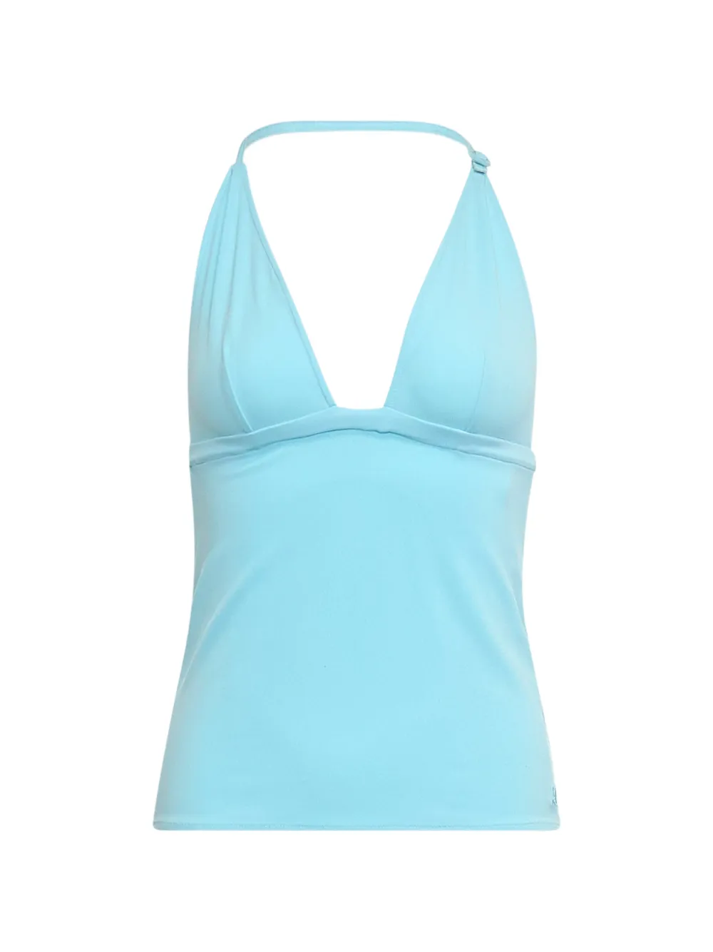 Courrèges Bikini halterneck top - Blu