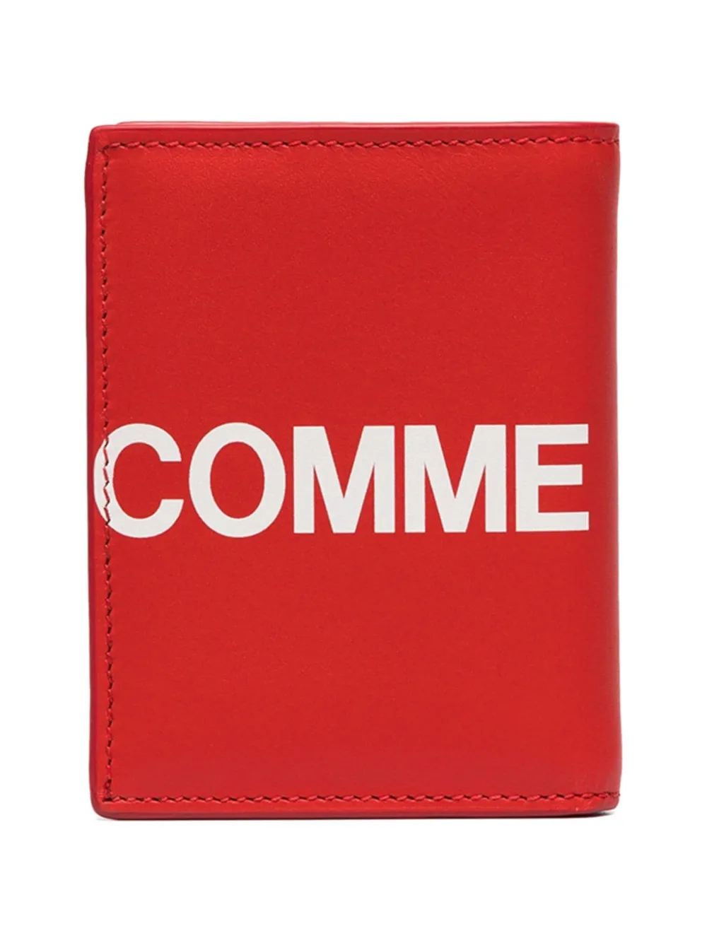 Comme Des Garçons Wallet Pasjeshouder met logo Rood