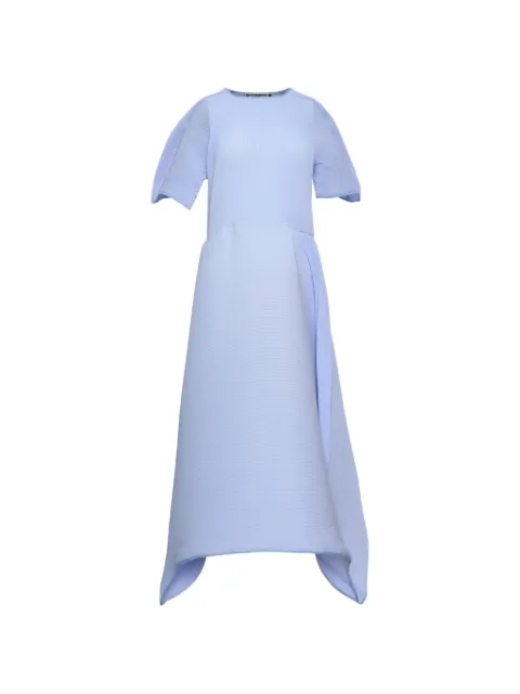 Melitta Baumeister ripple-texture dress