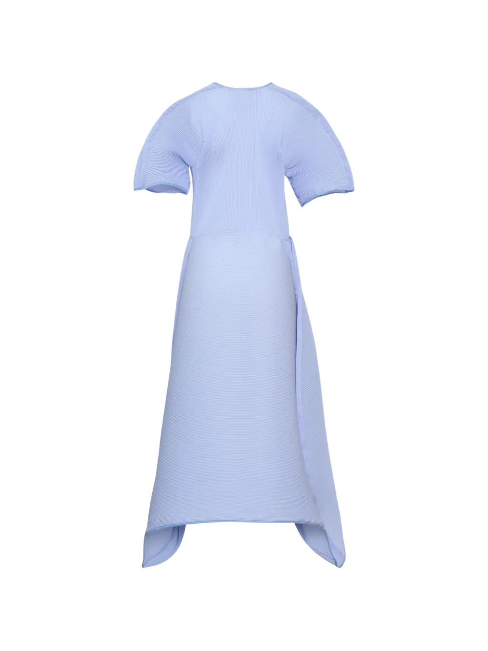 Melitta Baumeister Jurk met geribbelde textuur Blauw