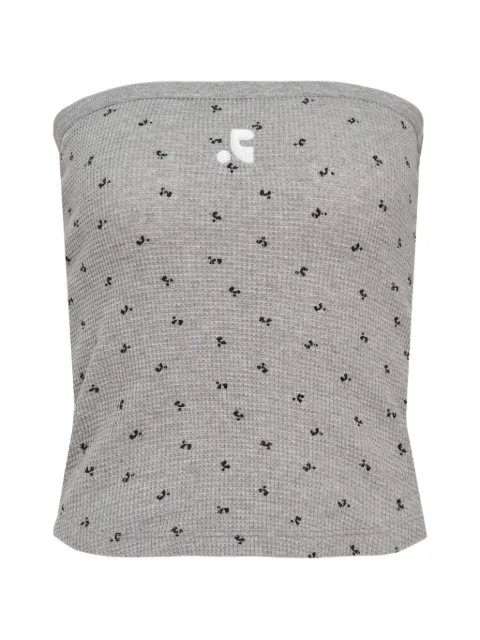 Rest & Recreation logo-print tube top