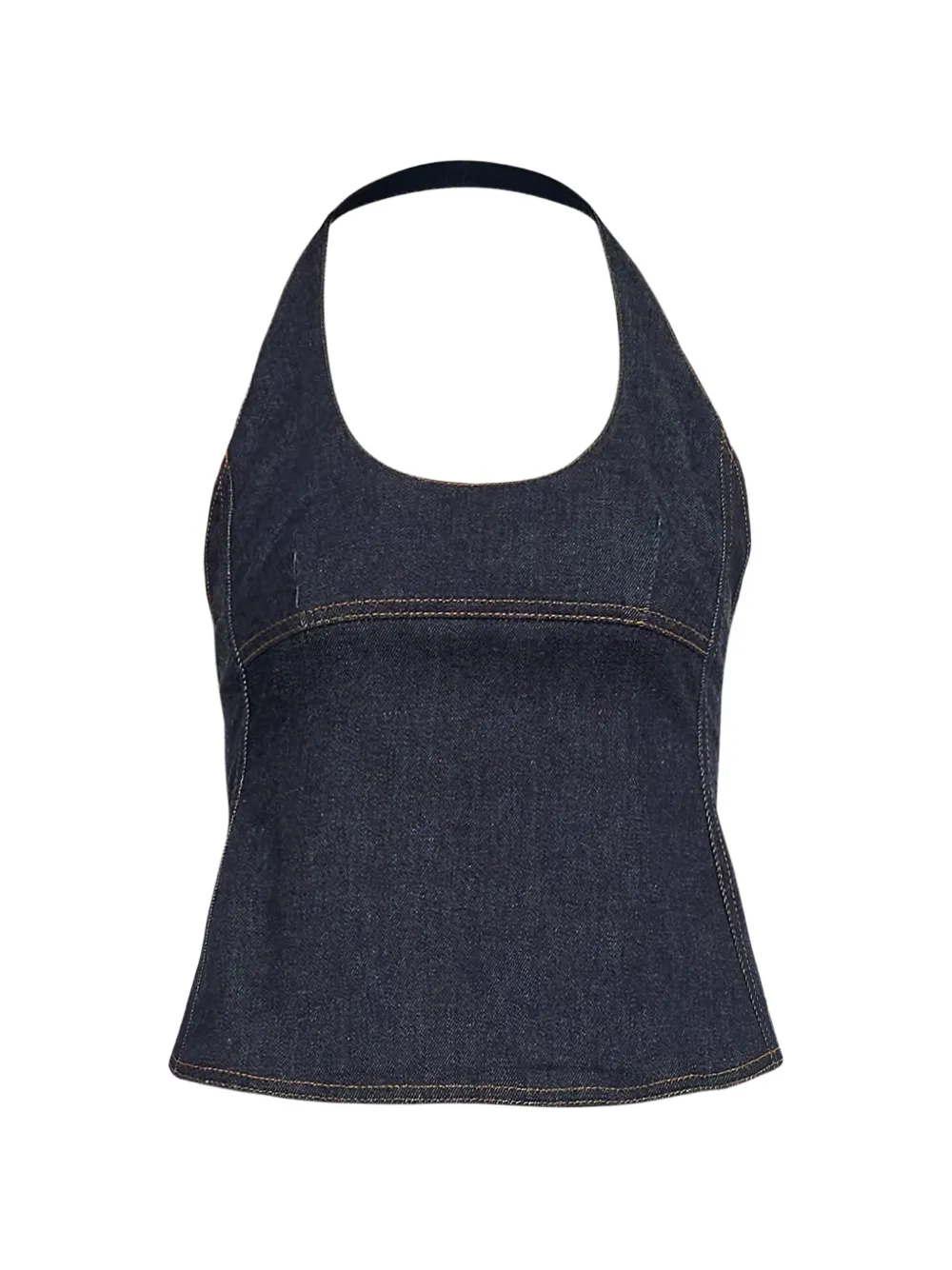 Jacquemus Le Haut De-Nimes Lavoir halterneck top - Blu