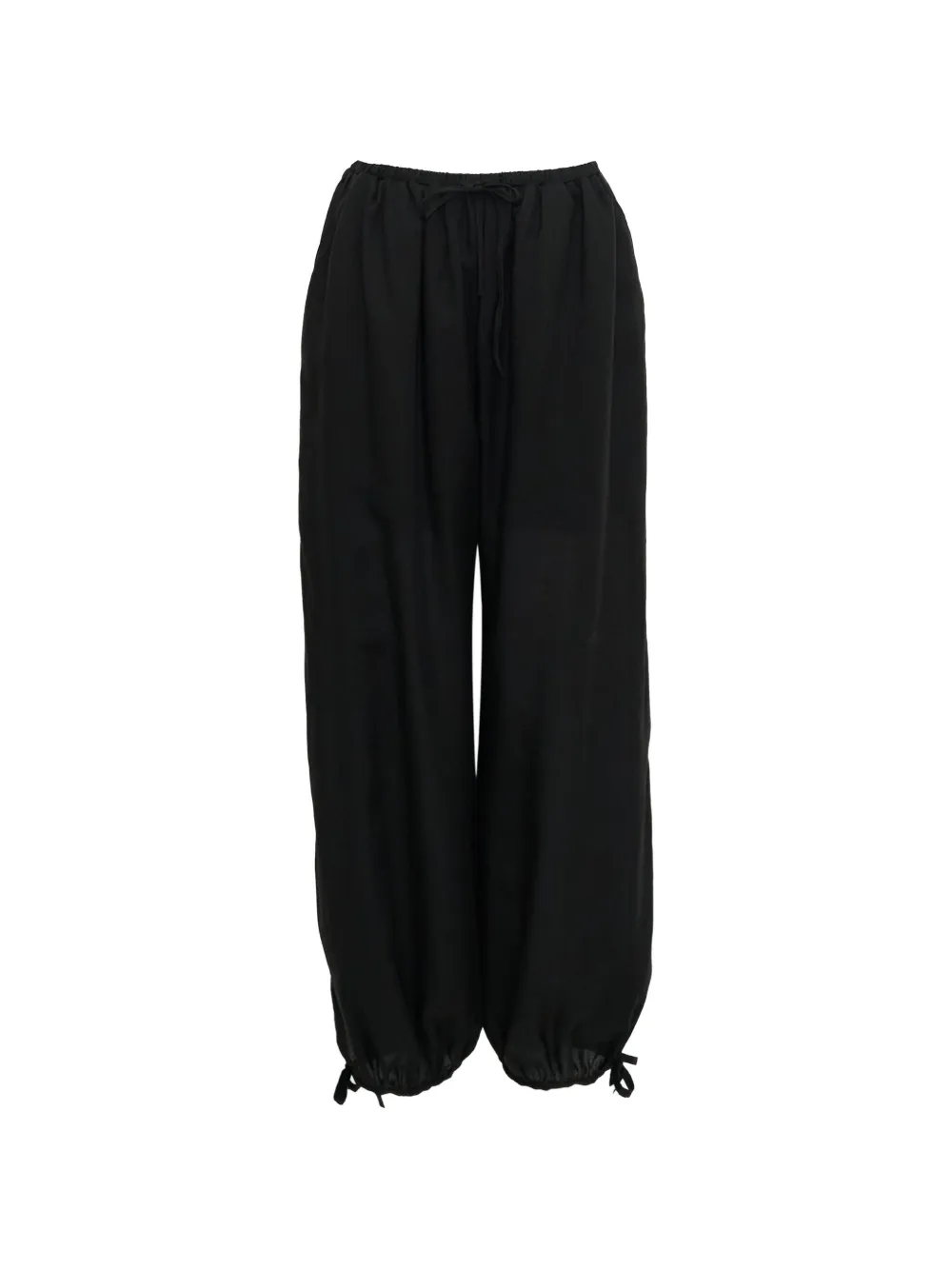 THE LOOM drawstring-waist tie-fastening trousers - Nero