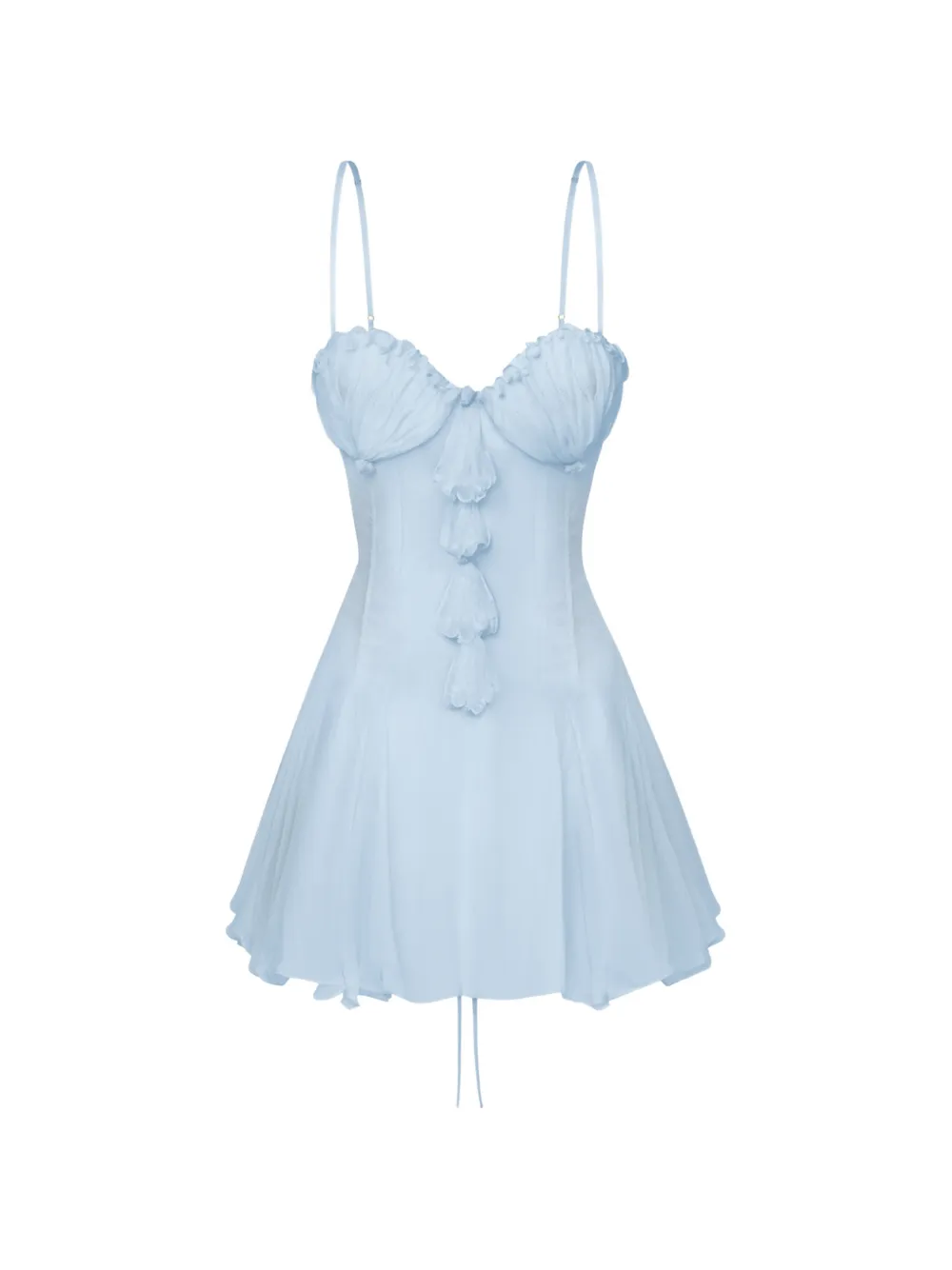 Stolen Stores ruffled Shell dress - Blu