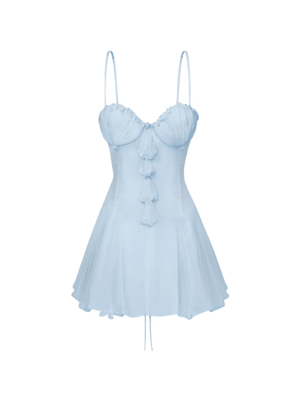 Stolen Stores ruffled Shell dress - Blu