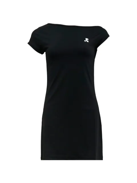 Rest & Recreation logo-print one-shoulder mini dress