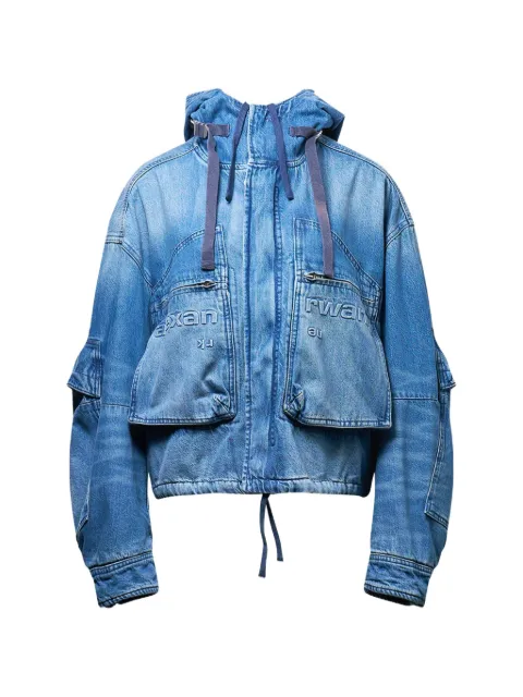 Alexander Wang chaqueta vaquera con capucha