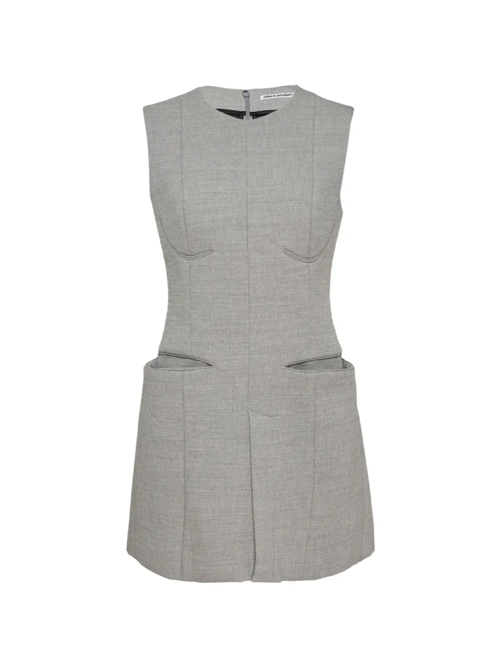 Alexander Wang sleeveless mini dress - Grey