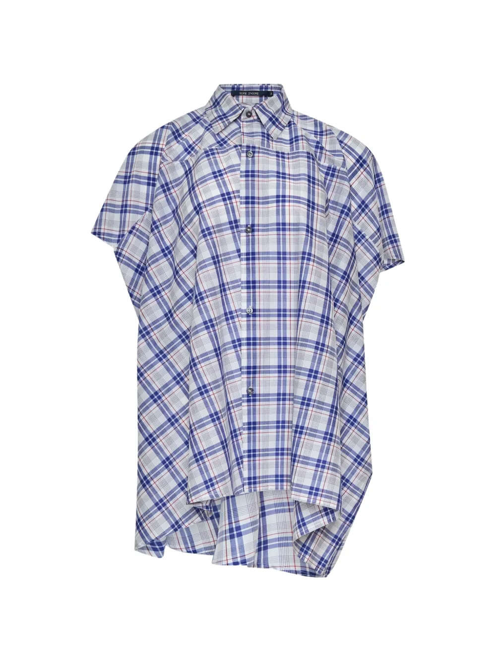 Sofie D'hoore check-pattern shirt - Blau