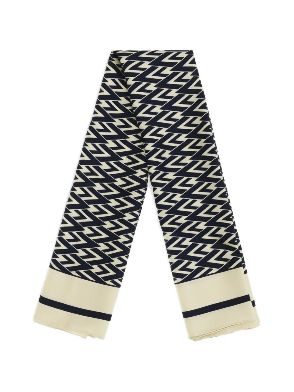 Valentino Garavani Toute La V silk scarf - Blu