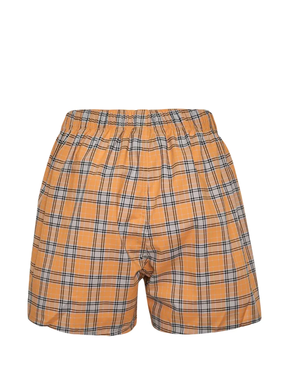 MSGM Geruite boxershorts Oranje