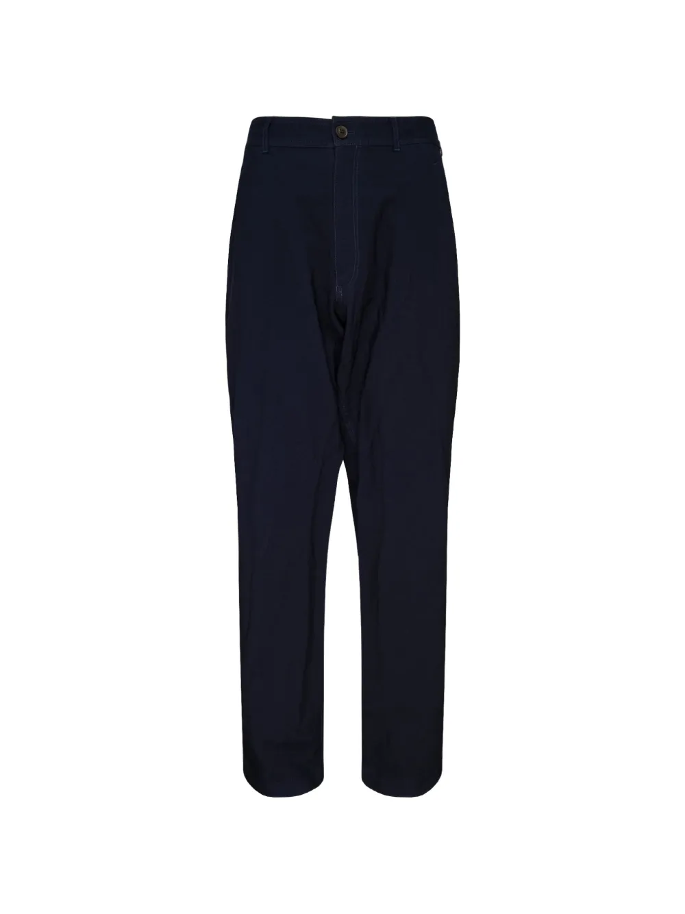 Comme Des Garçons Shirt belt-loop straight-leg trousers - Blu