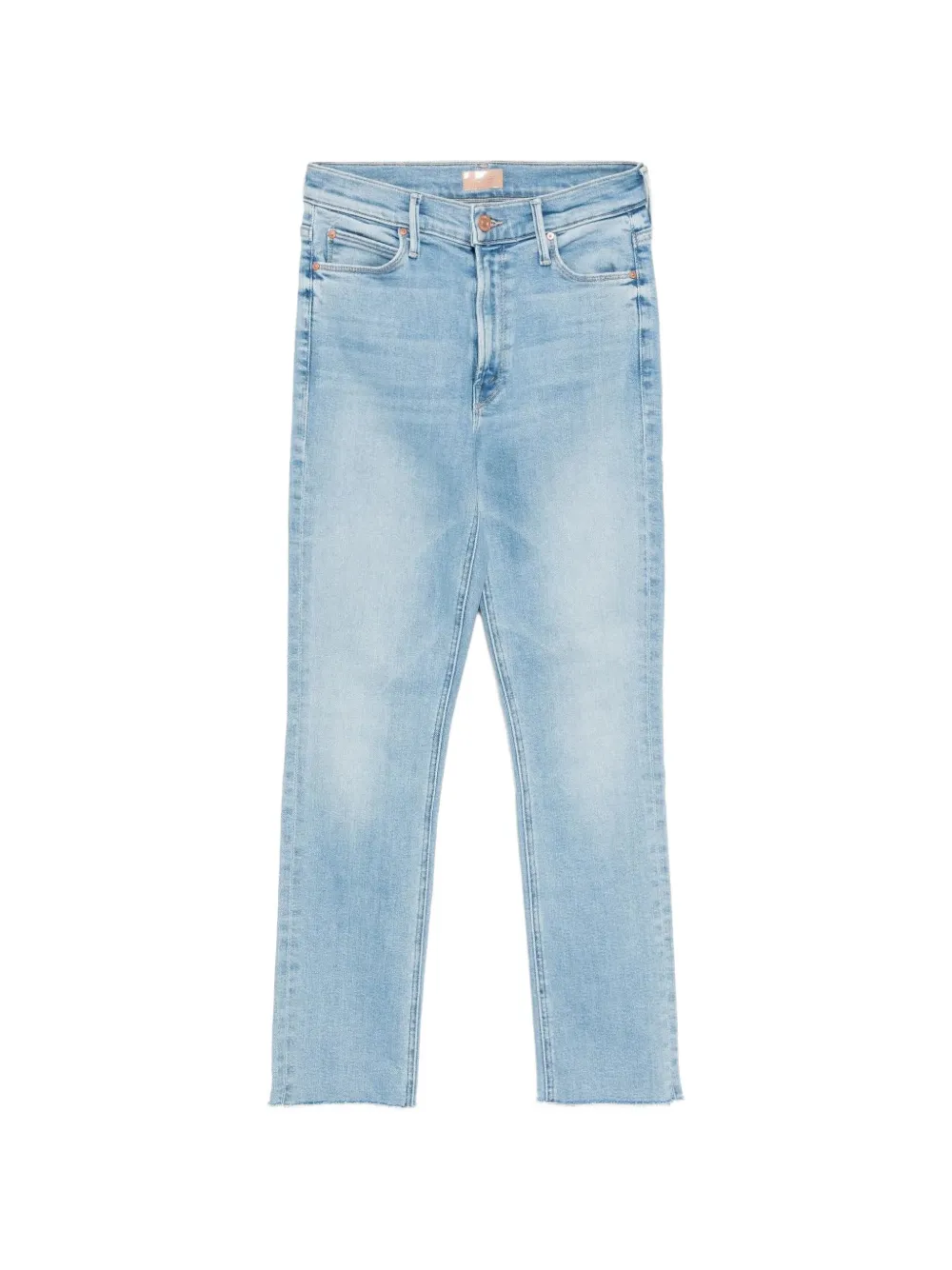 MOTHER Dazzler cropped jeans - Blu