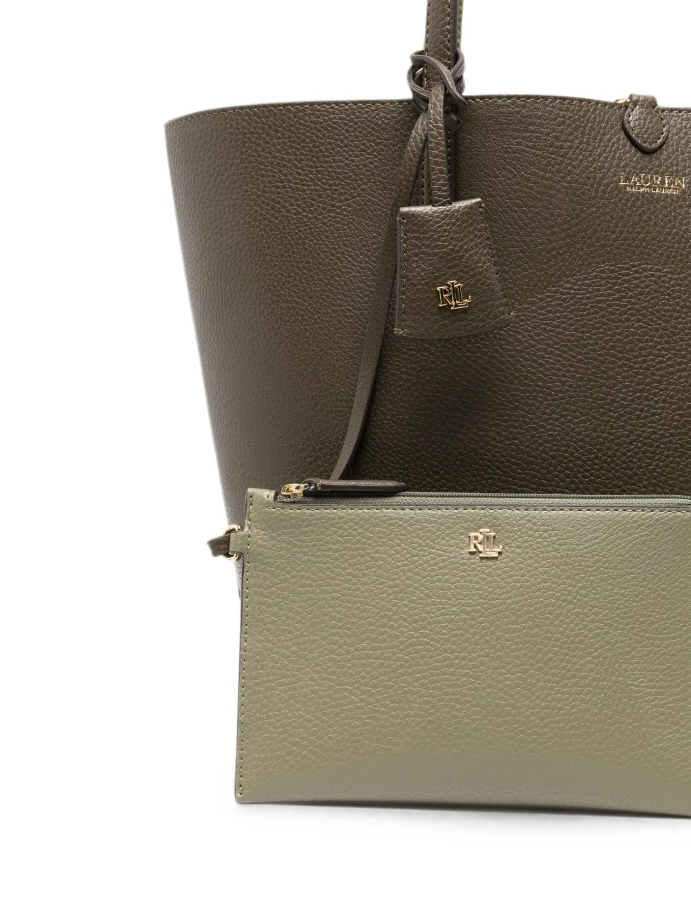 Lauren Ralph Lauren Shopper met logo Groen