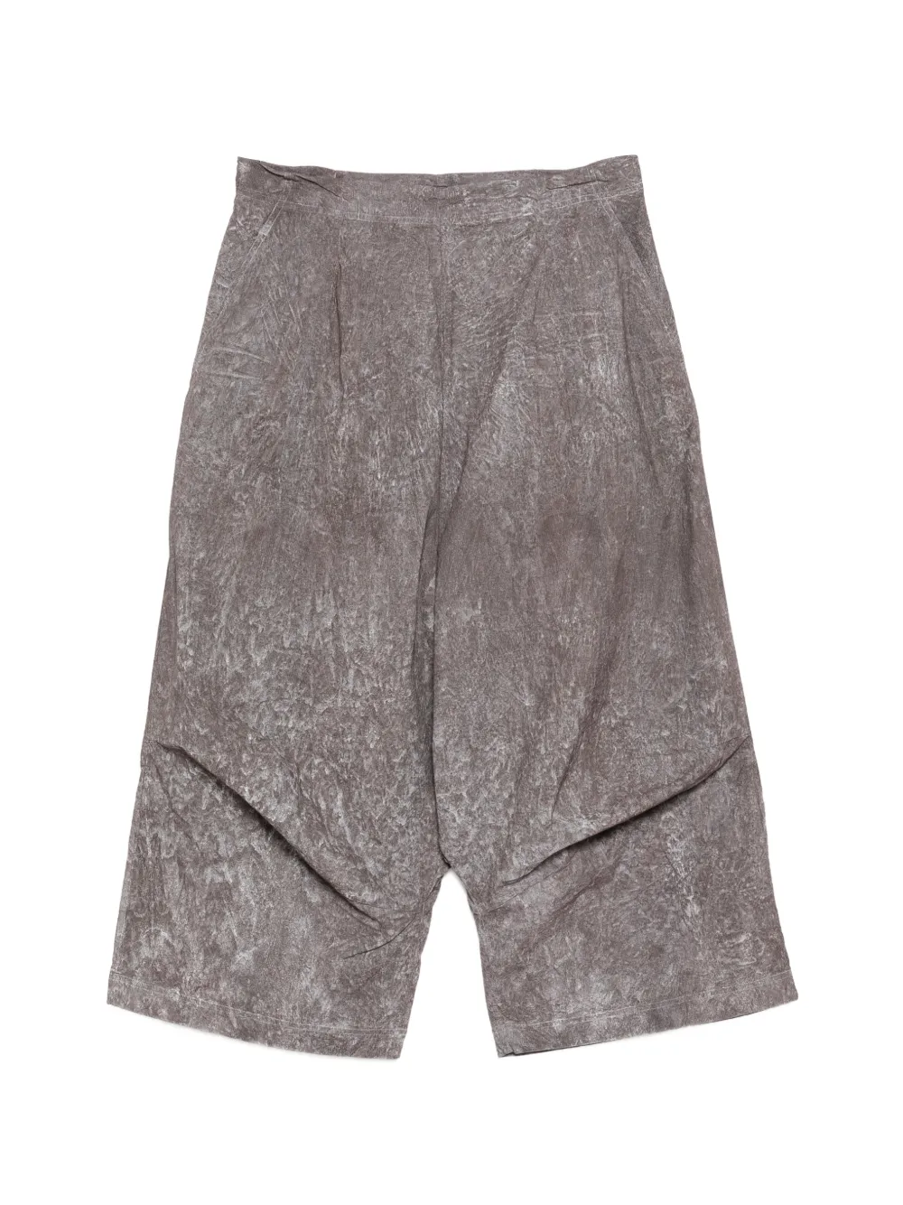 Rundholz Darted Pleated Trousers In Gray