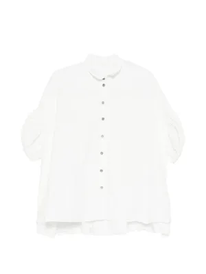 Yohji Yamamoto cut-out Shirt | White | FARFETCH IN