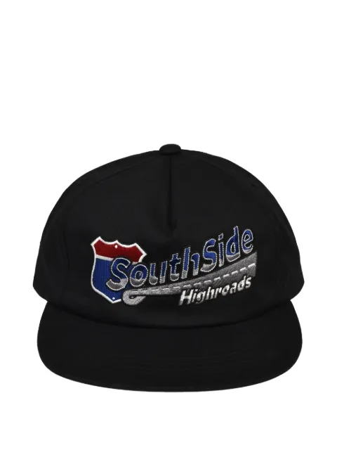 BREATH logo-embroidered snapback cap
