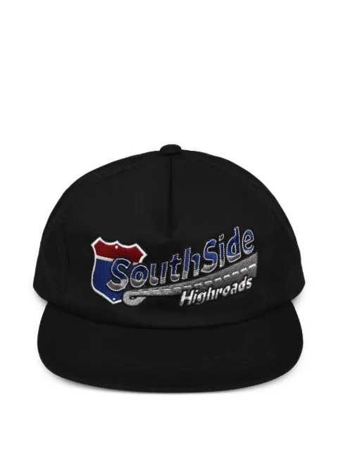 BREATH logo-embroidered snapback cap