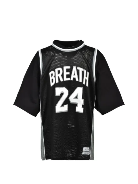BREATH layered mesh-panel T-shirt
