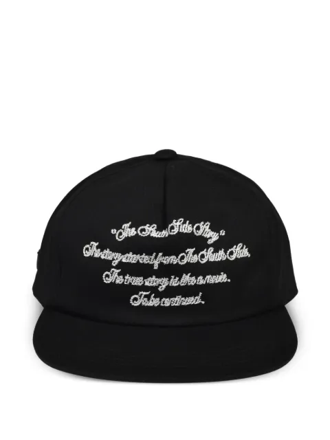 BREATH logo-embroidered snapback cap
