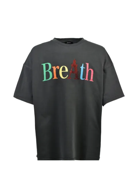 BREATH logo-print T-shirt