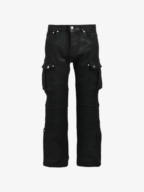 BREATH ribbed-panel cargo pants
